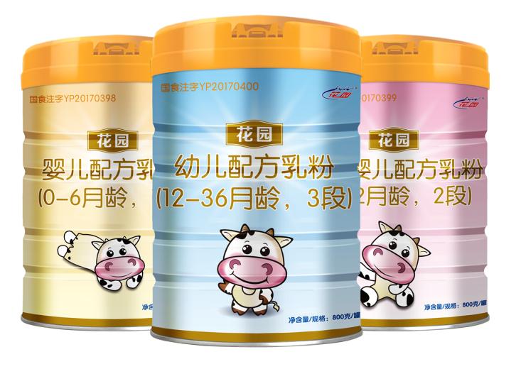 花園嬰配粉（1、2、3段）